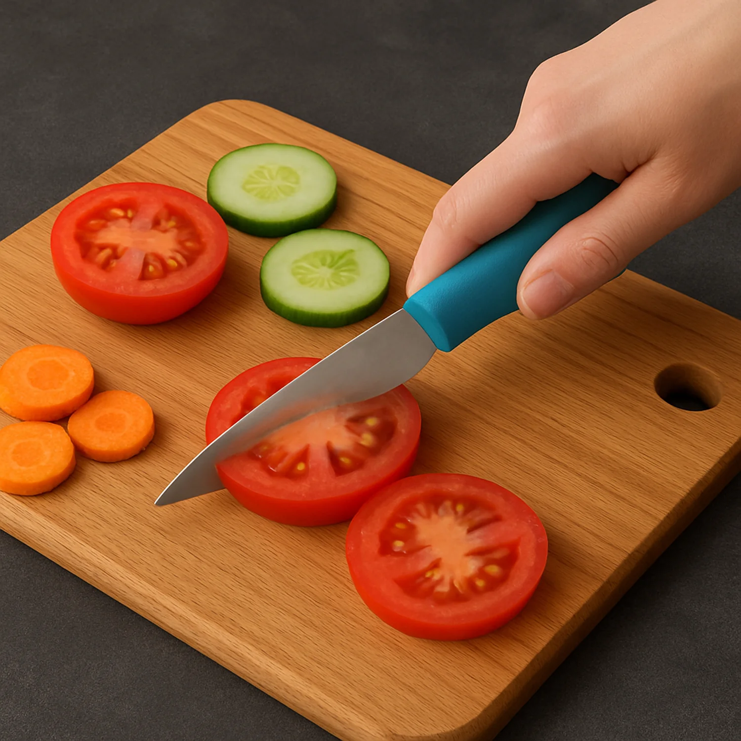 Supermom Premium Stainless Steel Kitchen Utility Knife, Chhari  (1 Pc) - Image 3