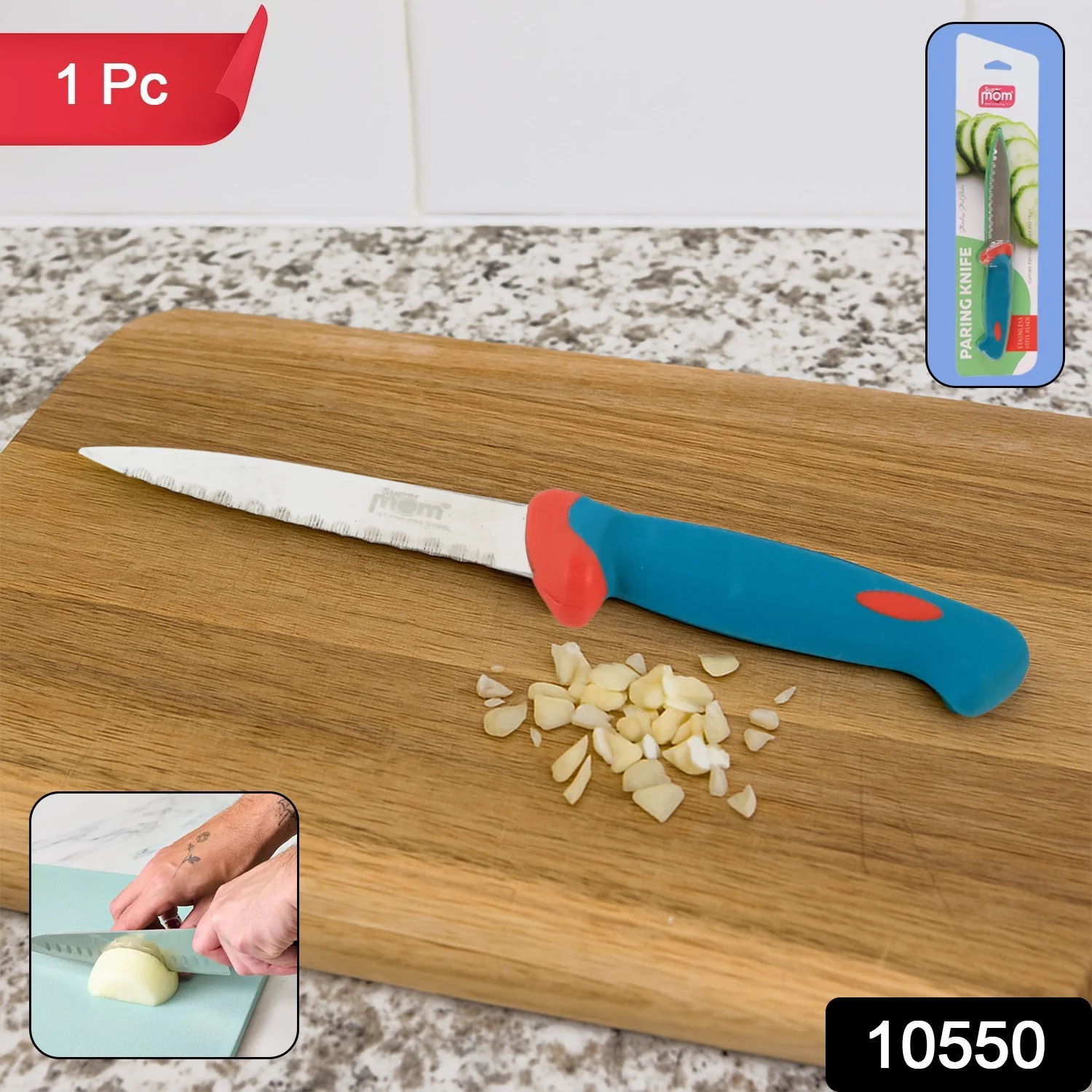 Supermom Premium Stainless Steel Paring Knife, Chhari - Image 2