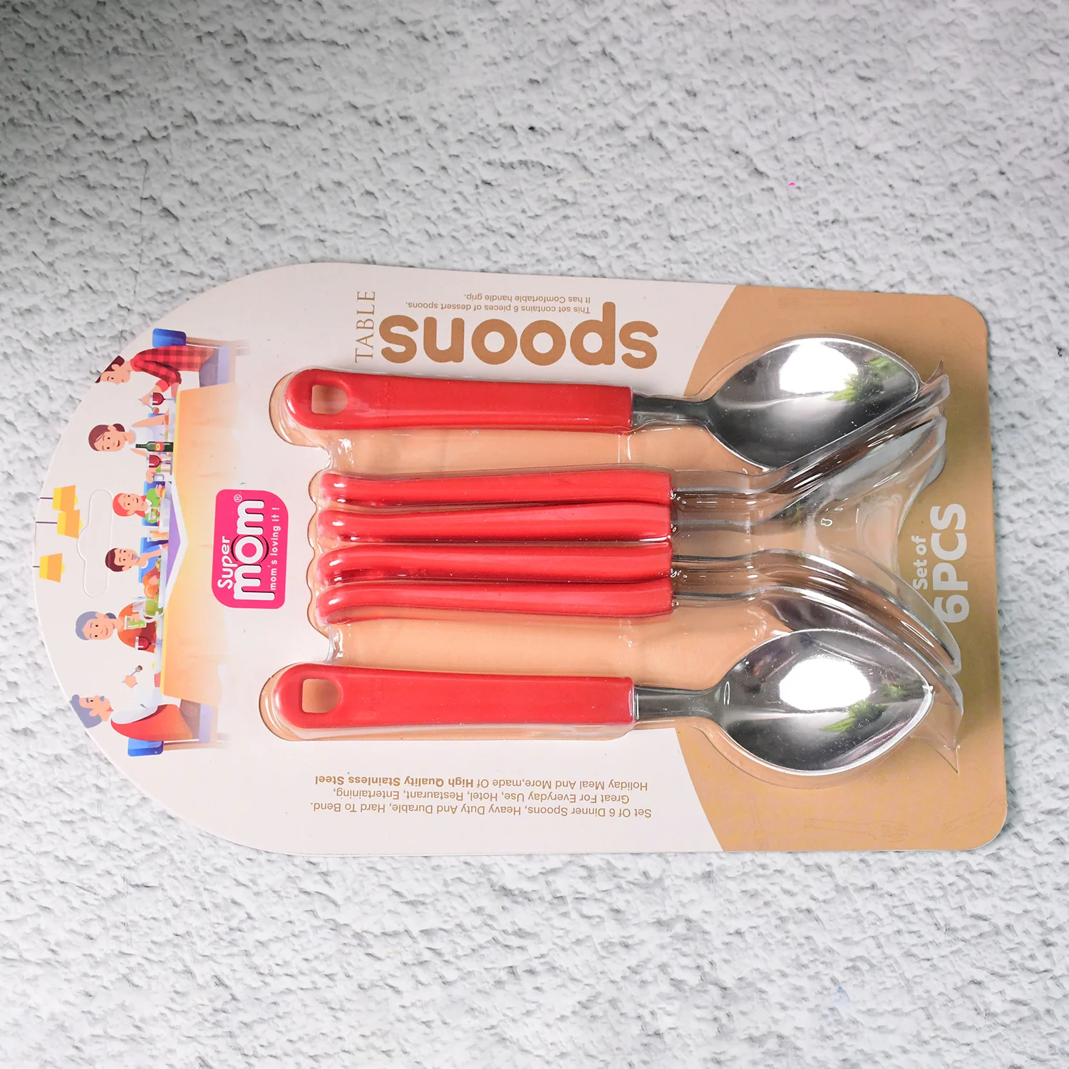 Supermom Premium Stainless Steel Table Spoon (6 Pc / Set) - Image 8