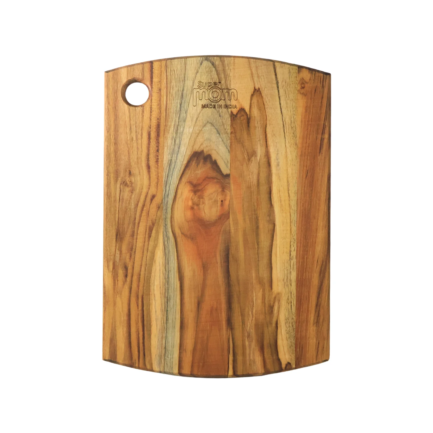 Supermom Premium Teak Wood Chopping Board for Kitchen (1 Pc) - Image 5