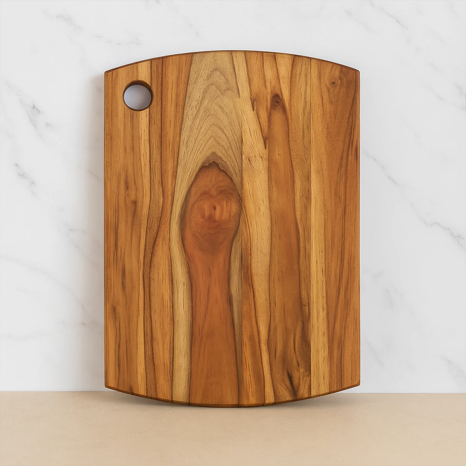Supermom Premium Teak Wood Chopping Board for Kitchen (1 Pc) - Image 6