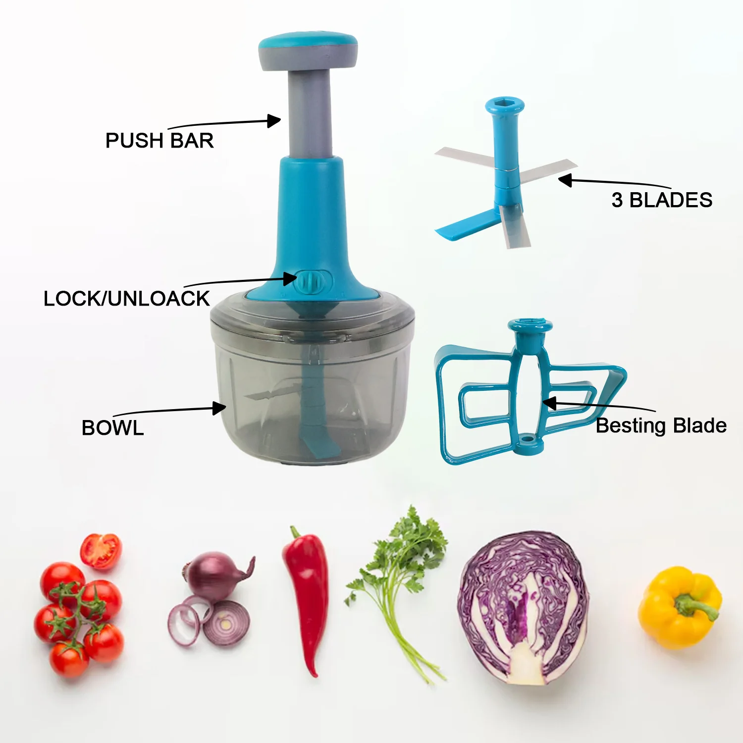 Supermom Premium Tringo Push Chopper (1 pc) - Image 4