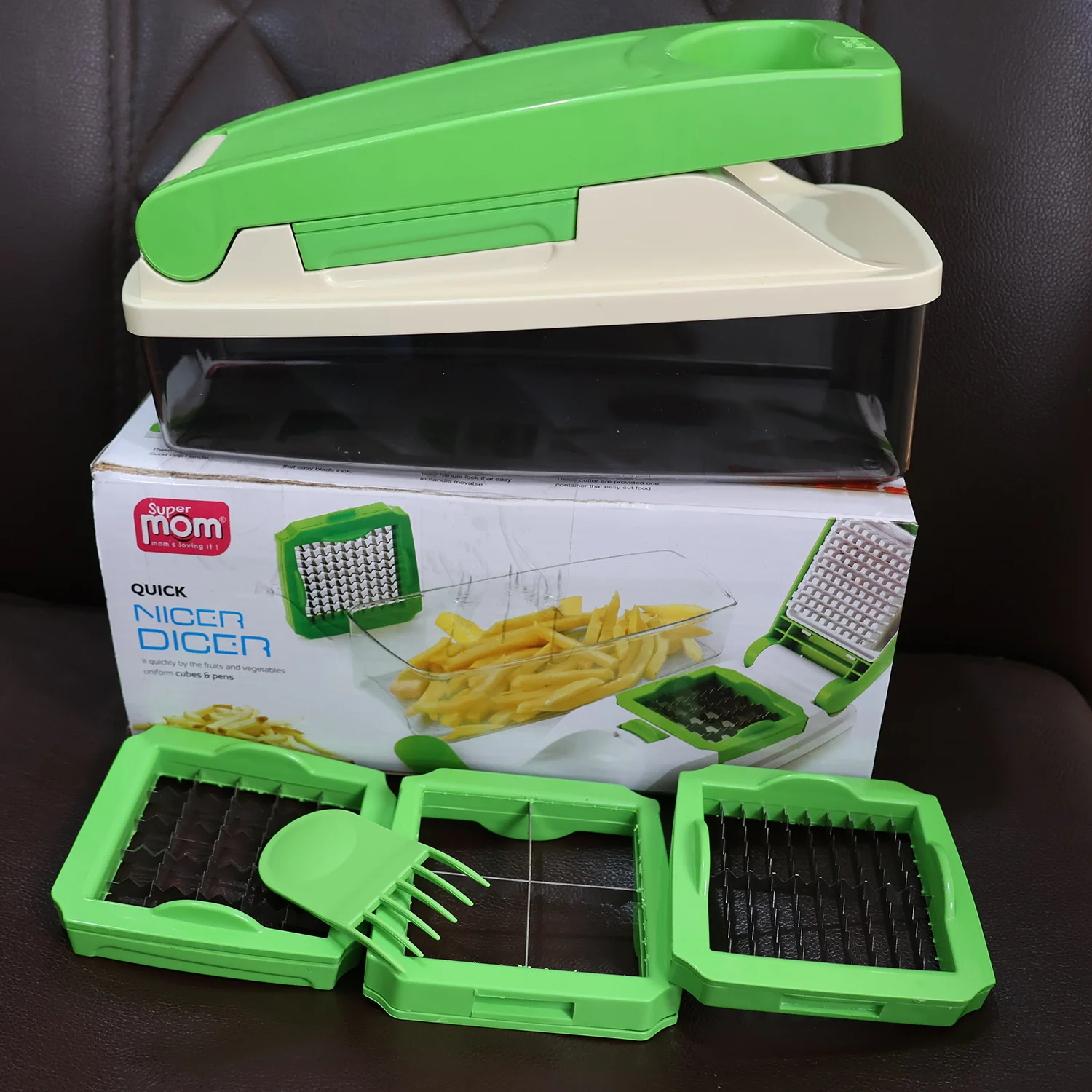 Supermom Quick Nicer Dicer – Multipurpose Vegetable & Fruit Chopper - Image 9