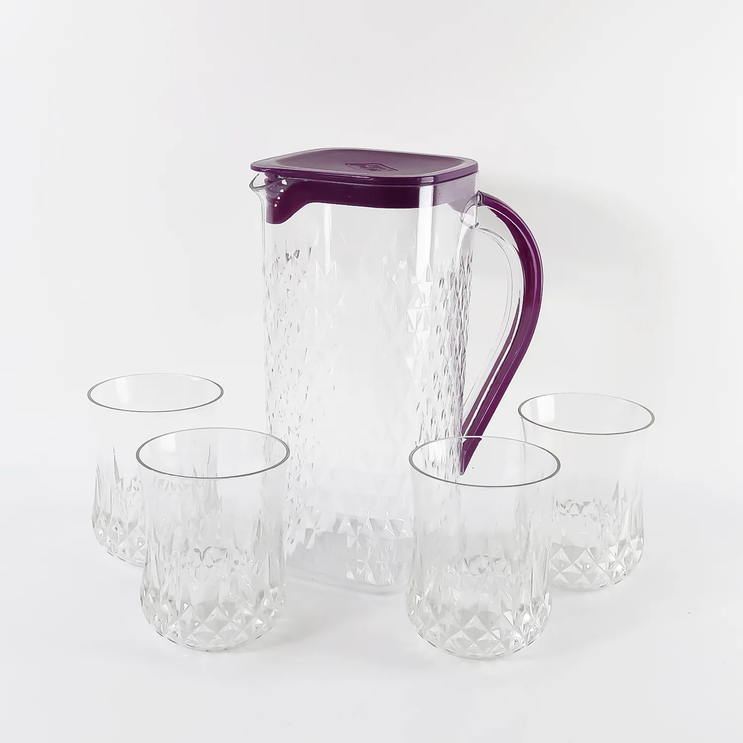 Supermom ROMA Plastic Jug with Glasses Combo Set (5 Pc) - Image 5