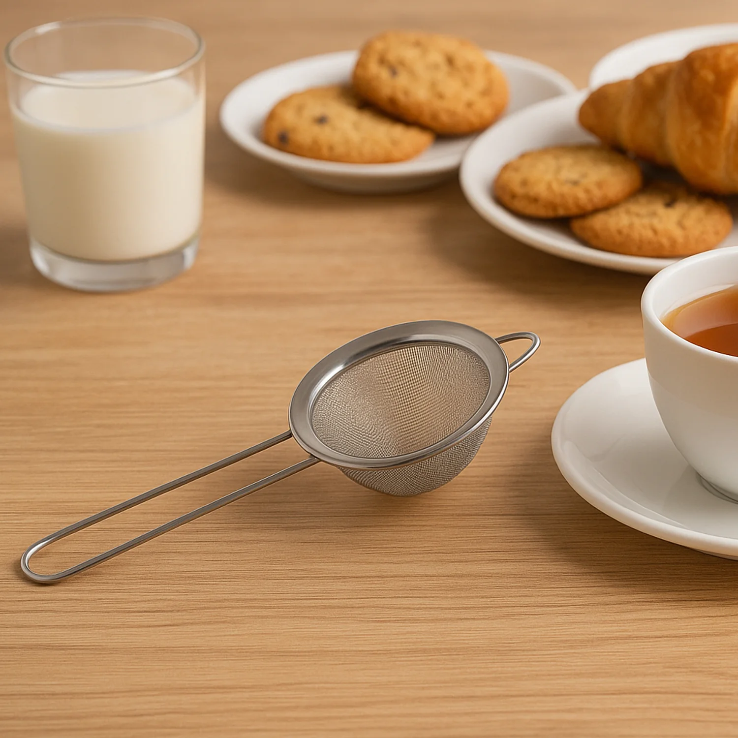 Supermom Slim Stainless Steel Strainer (1 Pc) - Image 4