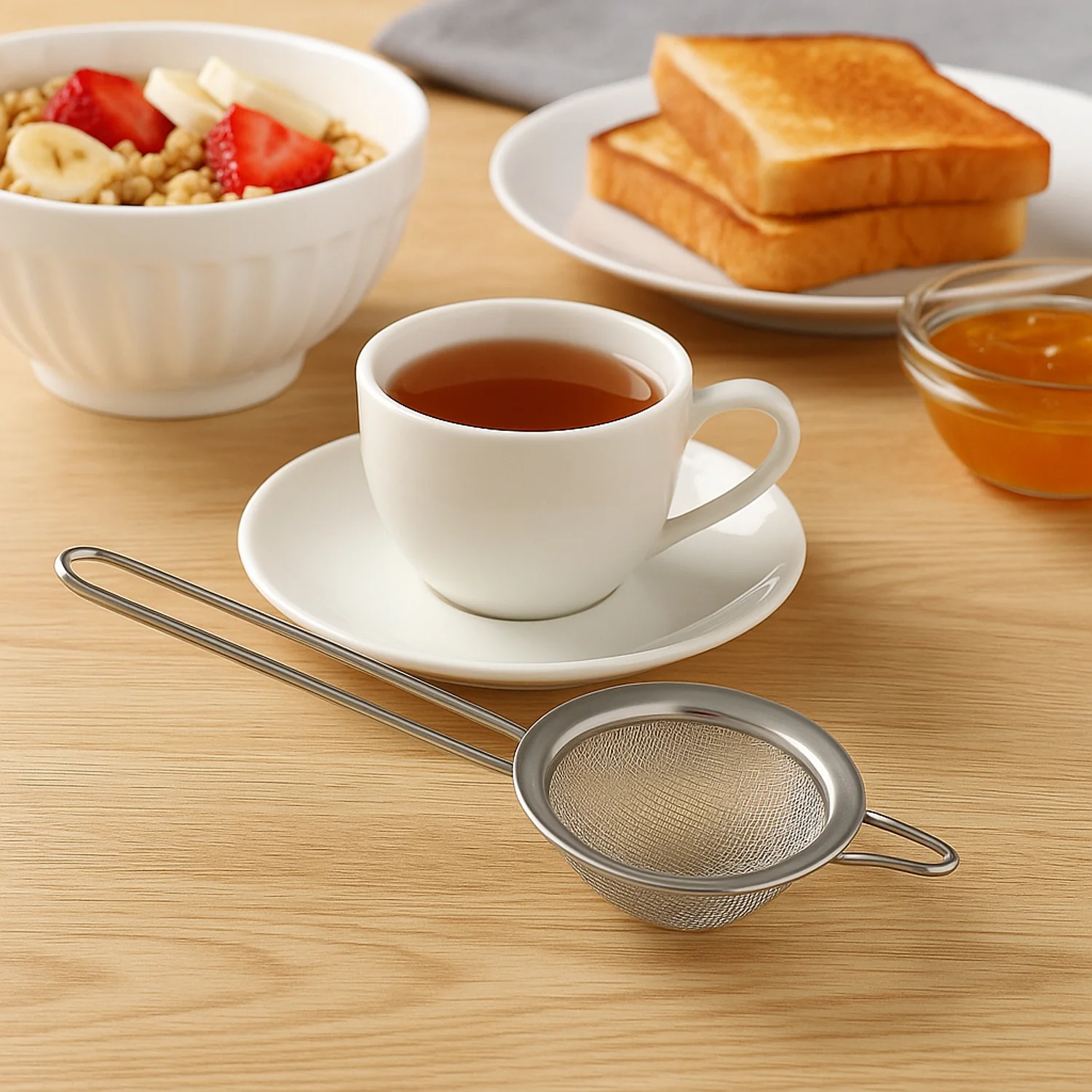 Supermom Slim Stainless Steel Strainer (1 Pc) - Image 8