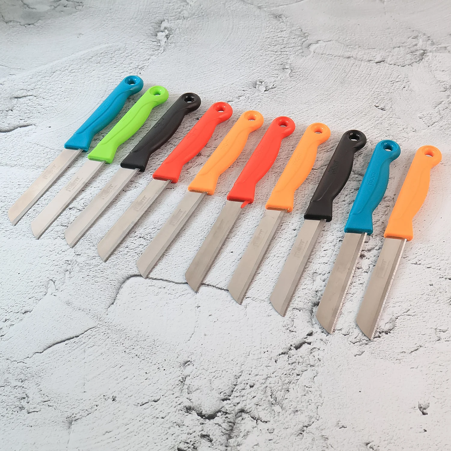 Supermom Stainless Steel Kitchen Laser Knife, Chhari  (10 Pc / Set) - Image 3
