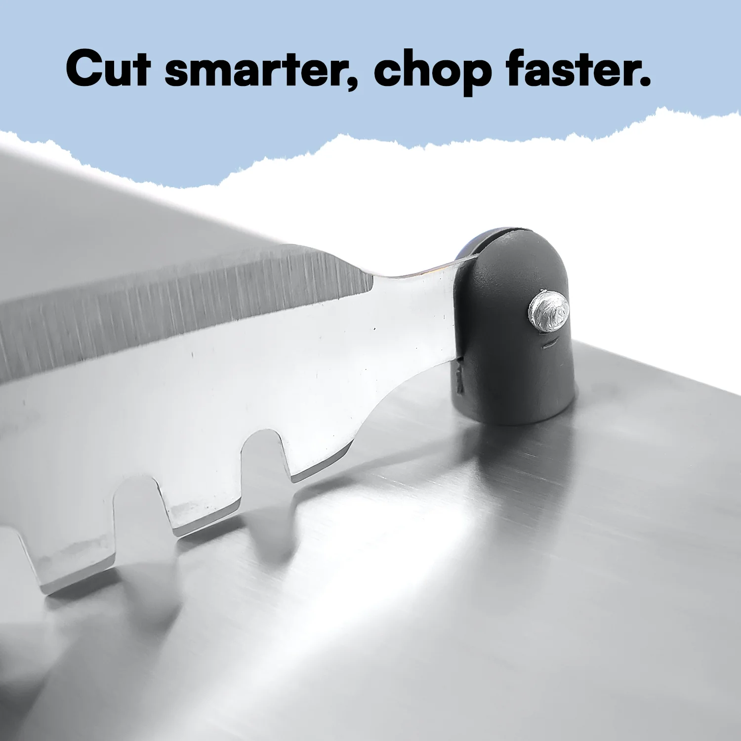 Supermom Stainless Steel Multifunctional Cut & Chop Vegetable Slicer Tool (1 Pc) - Image 4
