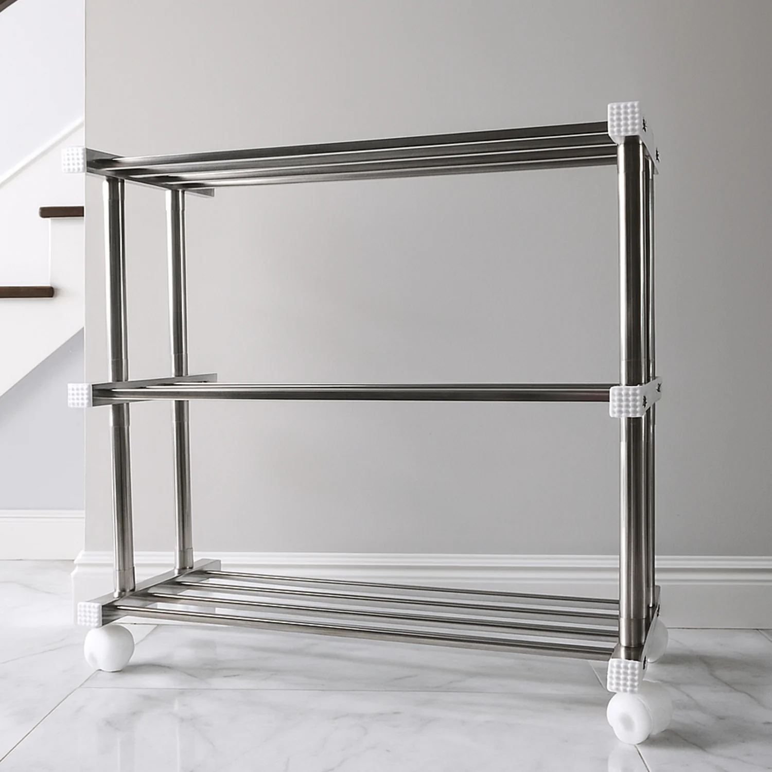 Supermom Stainless Steel Multipurpose Shoe & Storage Rack - (1 pc) - Image 3