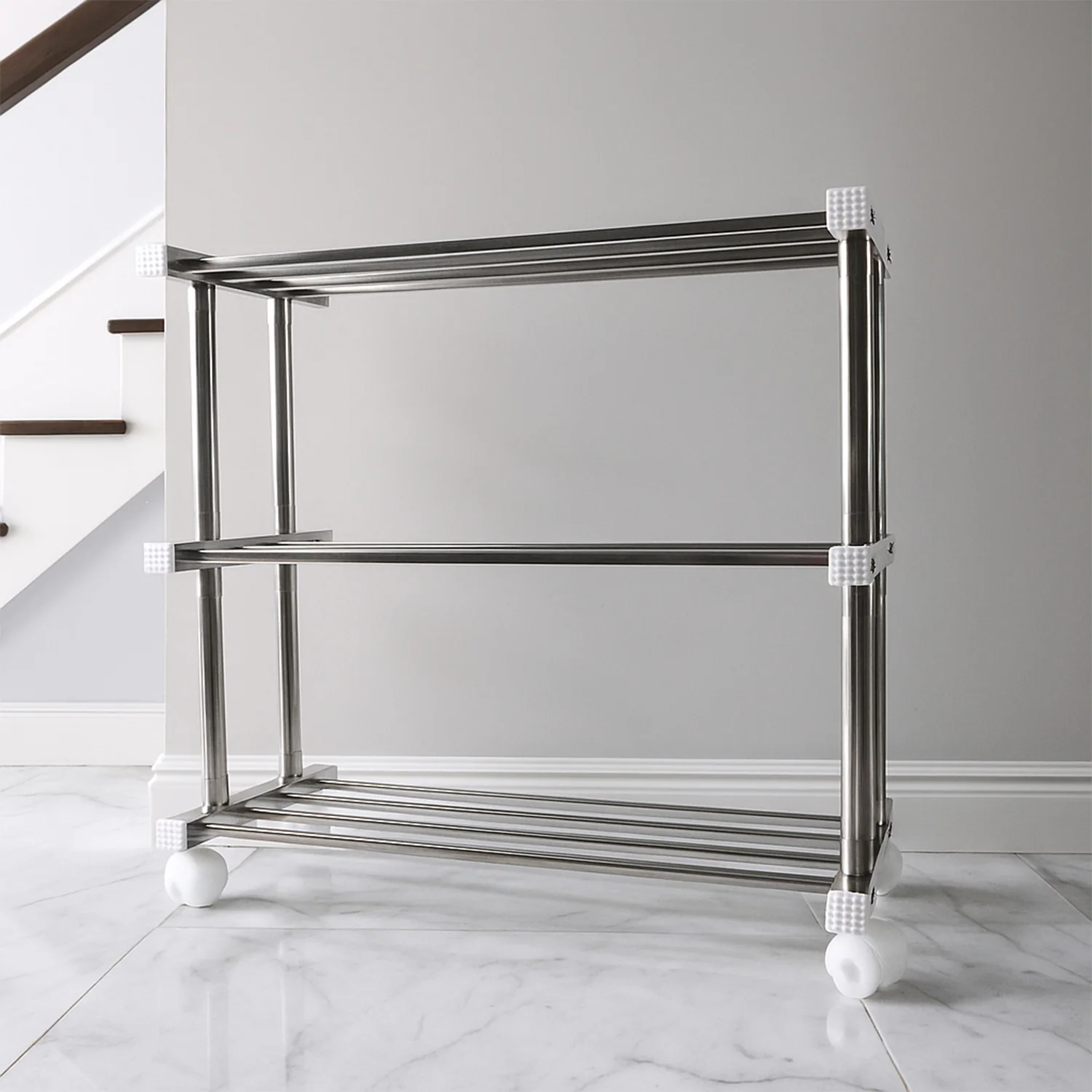 Supermom Stainless Steel Multipurpose Shoe & Storage Rack - (1 pc) - Image 6