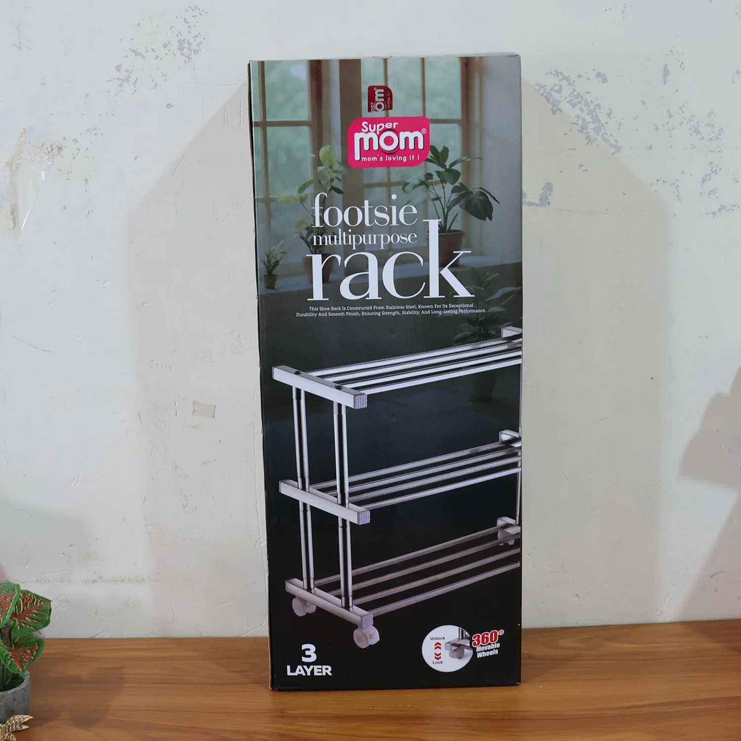 Supermom Stainless Steel Multipurpose Shoe & Storage Rack - (1 pc) - Image 8