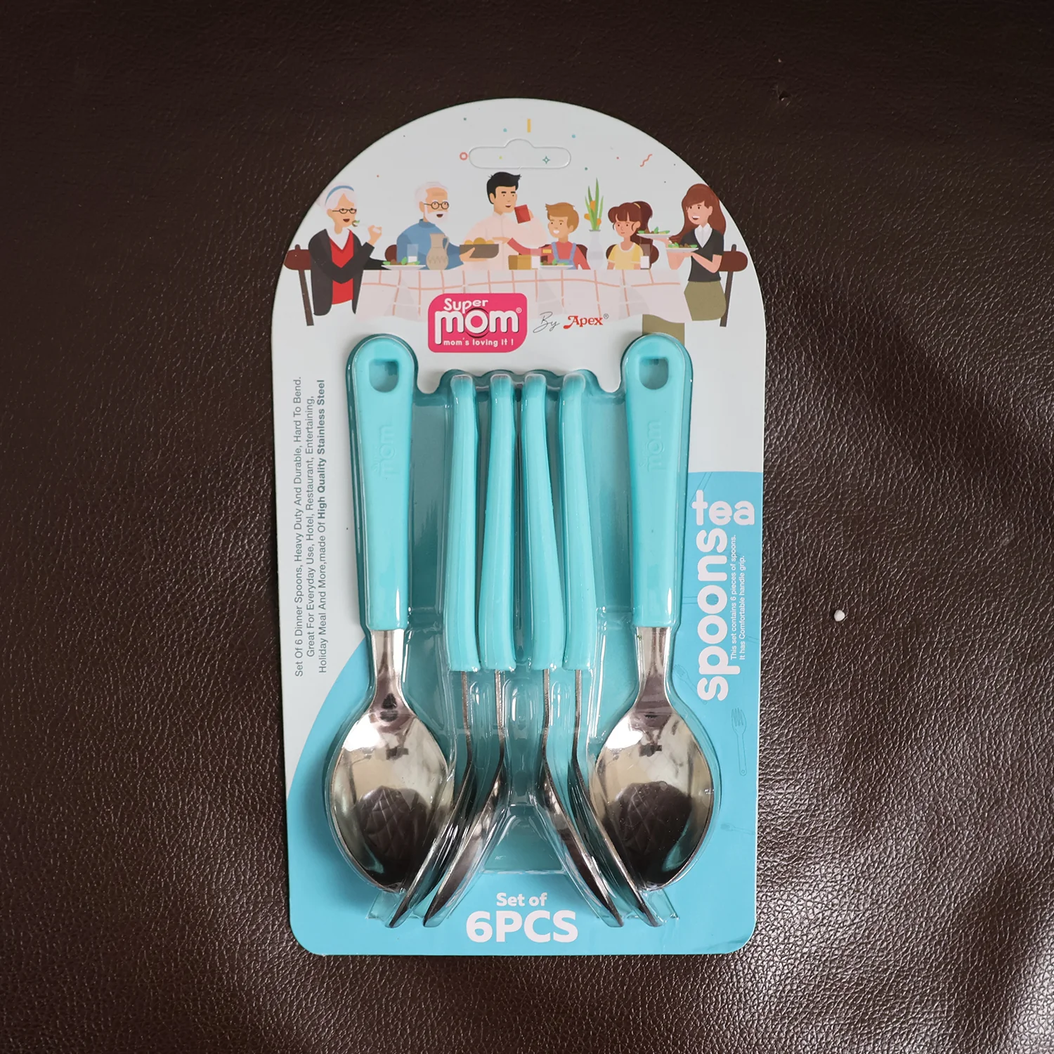 Supermom Stainless Steel Tea Spoon (6 Pc Set) - Image 8