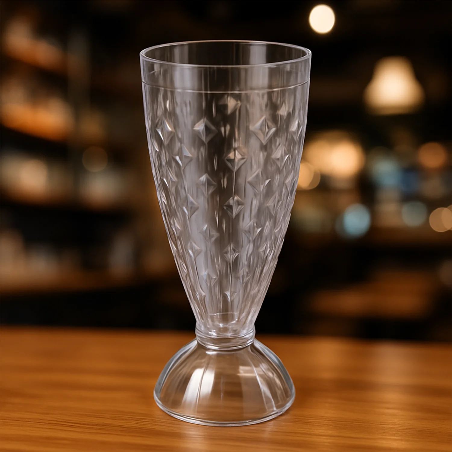 Supermom Transparent Plastic Milkshake Glass Set (400ML / 6 Pc) - Image 7
