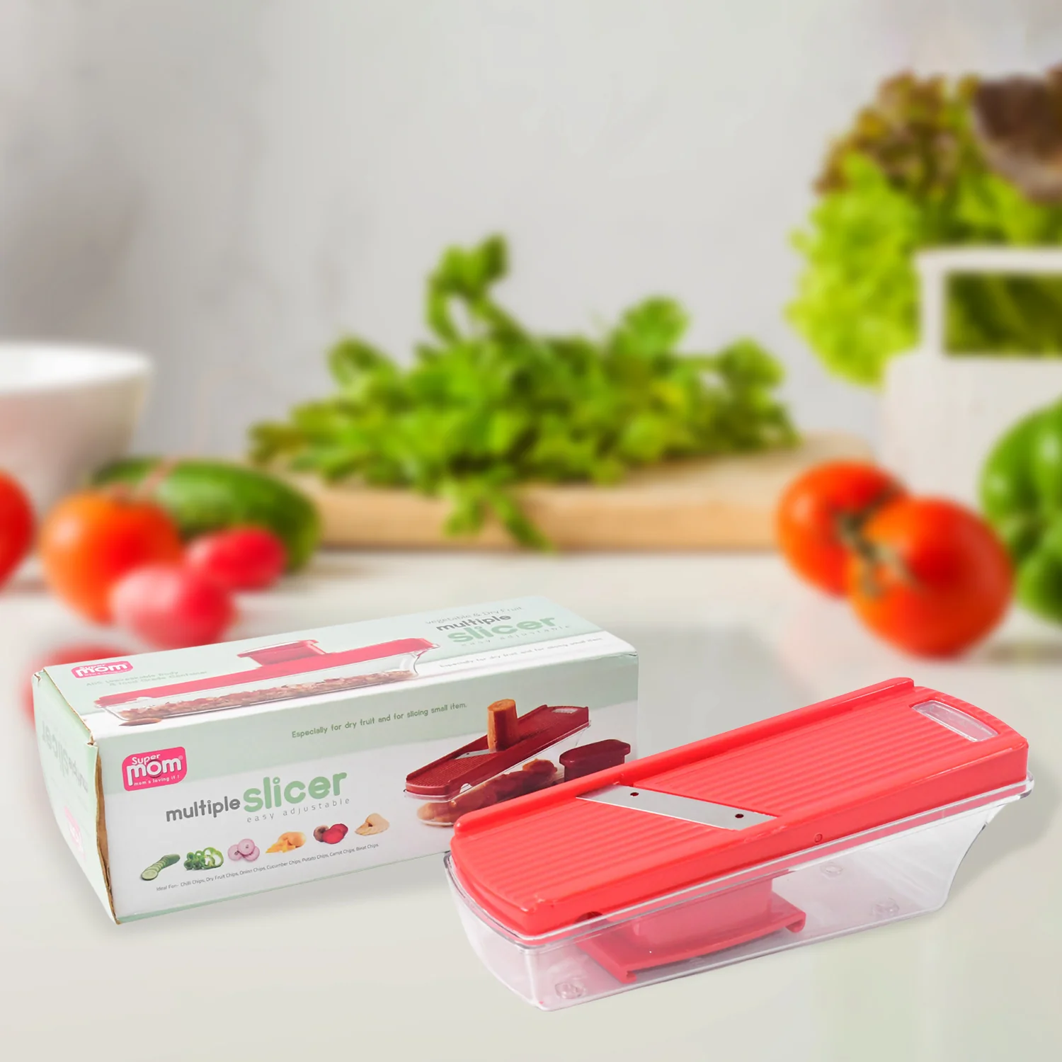 Supermom Vegetable and Dry Fruit Multiple Slicer (1 Pc) - Image 7