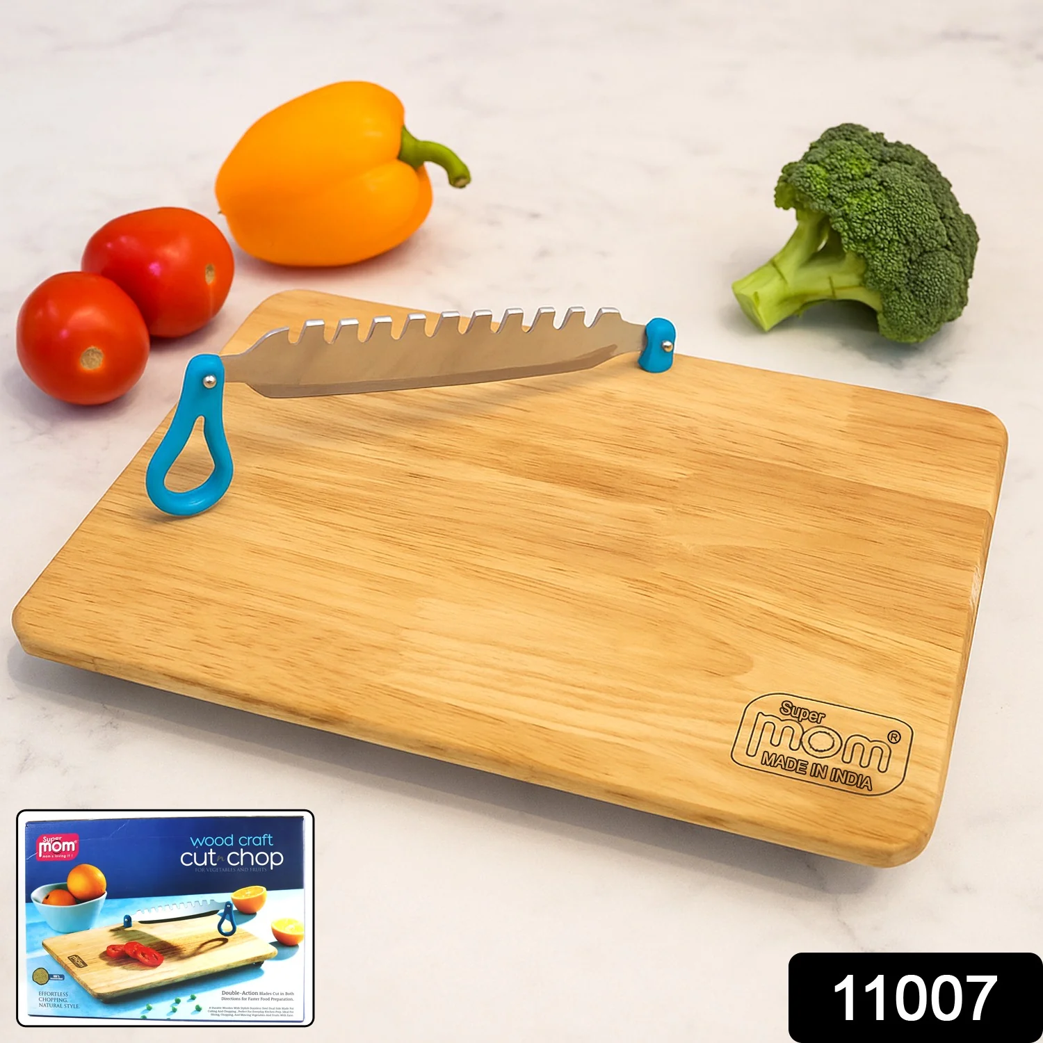 Supermom Wooden Craft Cutting and Chopping Board (1 Pc) - Image 2