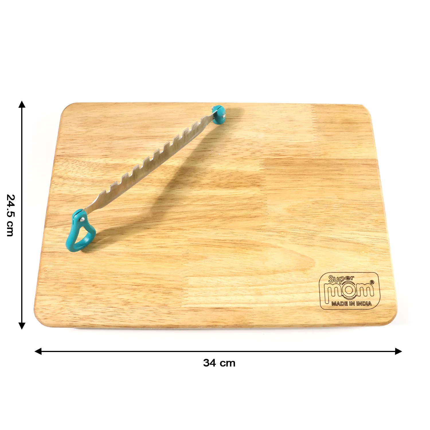 Supermom Wooden Craft Cutting and Chopping Board (1 Pc) - Image 4