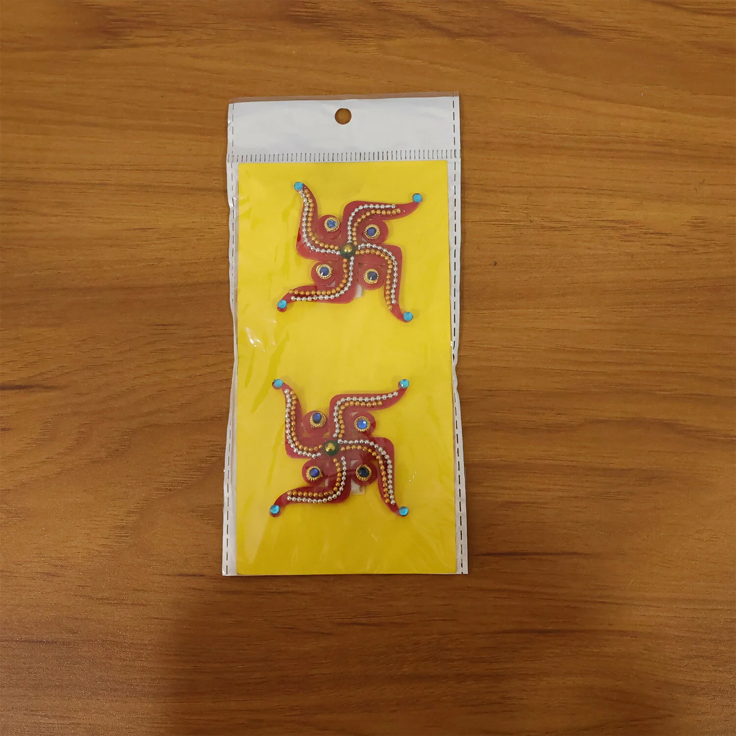 Swastik Door Hanging | Red Acrylic | Pair for Diwali and Puja - Image 6