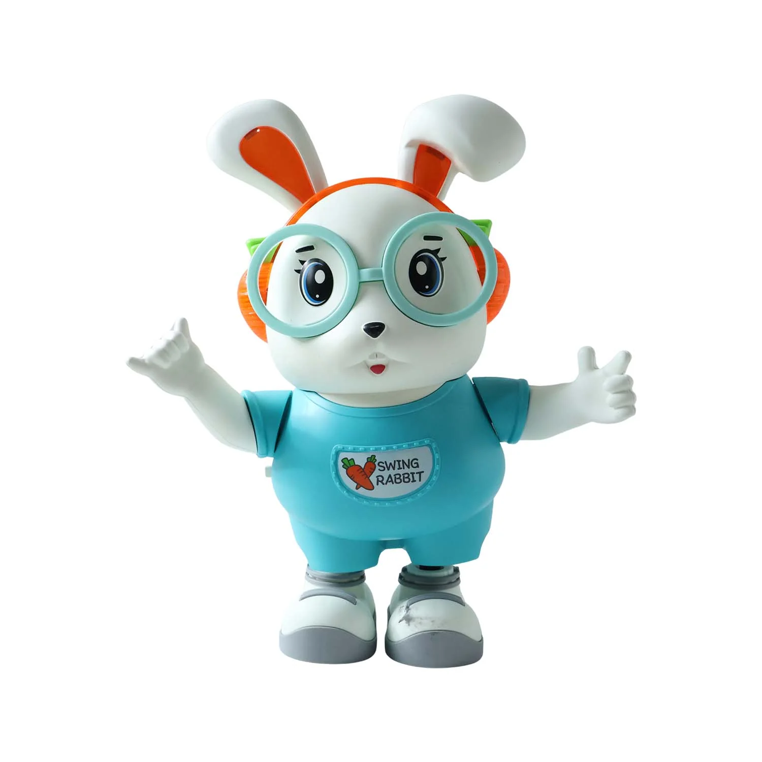 Swing Rabbit Musical Dancing Toy with Light-Up Ears (1 Pc) - Image 4