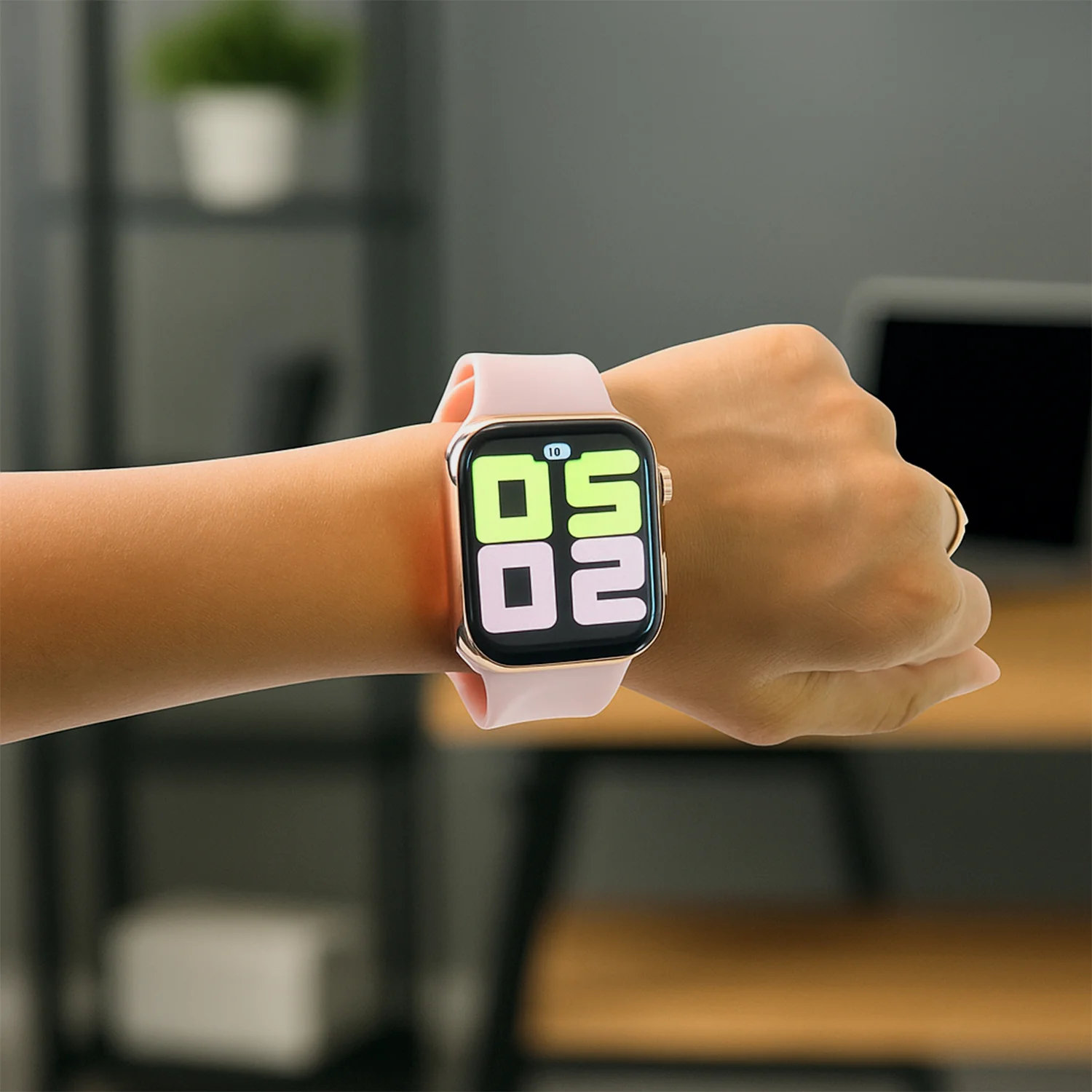 T700S Large Display Wireless Charging Smart watch (1 Pc) - Image 6