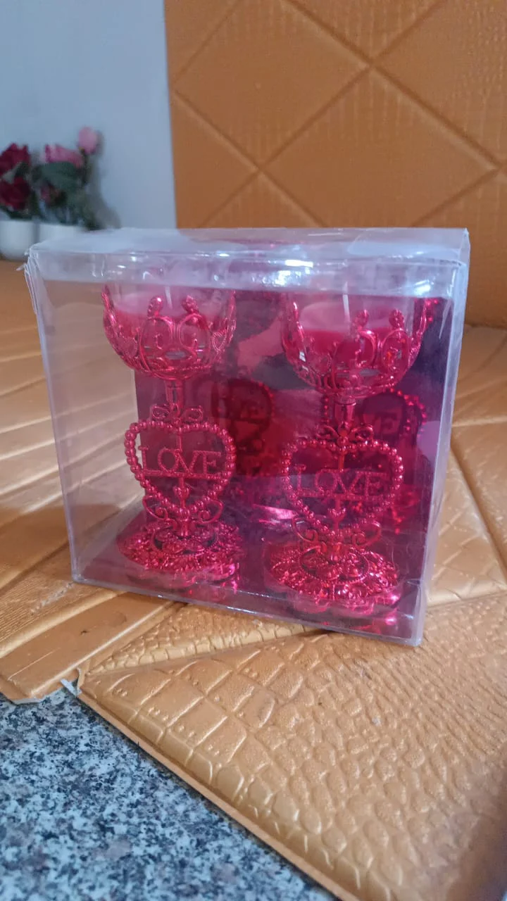 Tea Lights Holder Candle Stand, Diwali (2 Pc Set) - Image 8