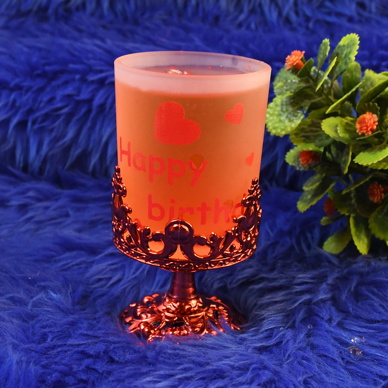 Tealight Holder Stylishly Shaped Candle Diya Stand (2 Pc / Mix Design) - Image 4