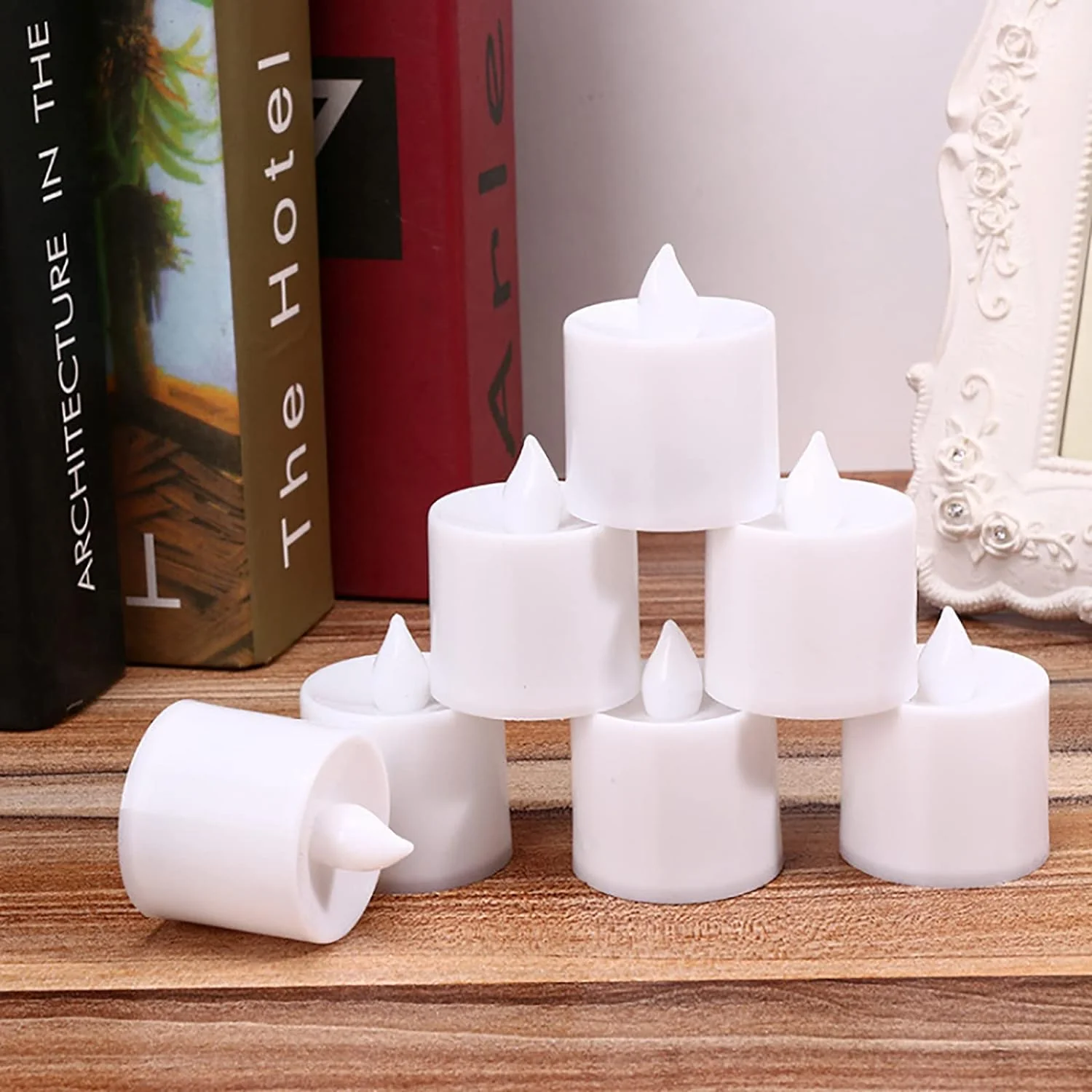 Multicolor LED Tealights Candles (24 Pack): Festive Decorations, Diwali - Image 8
