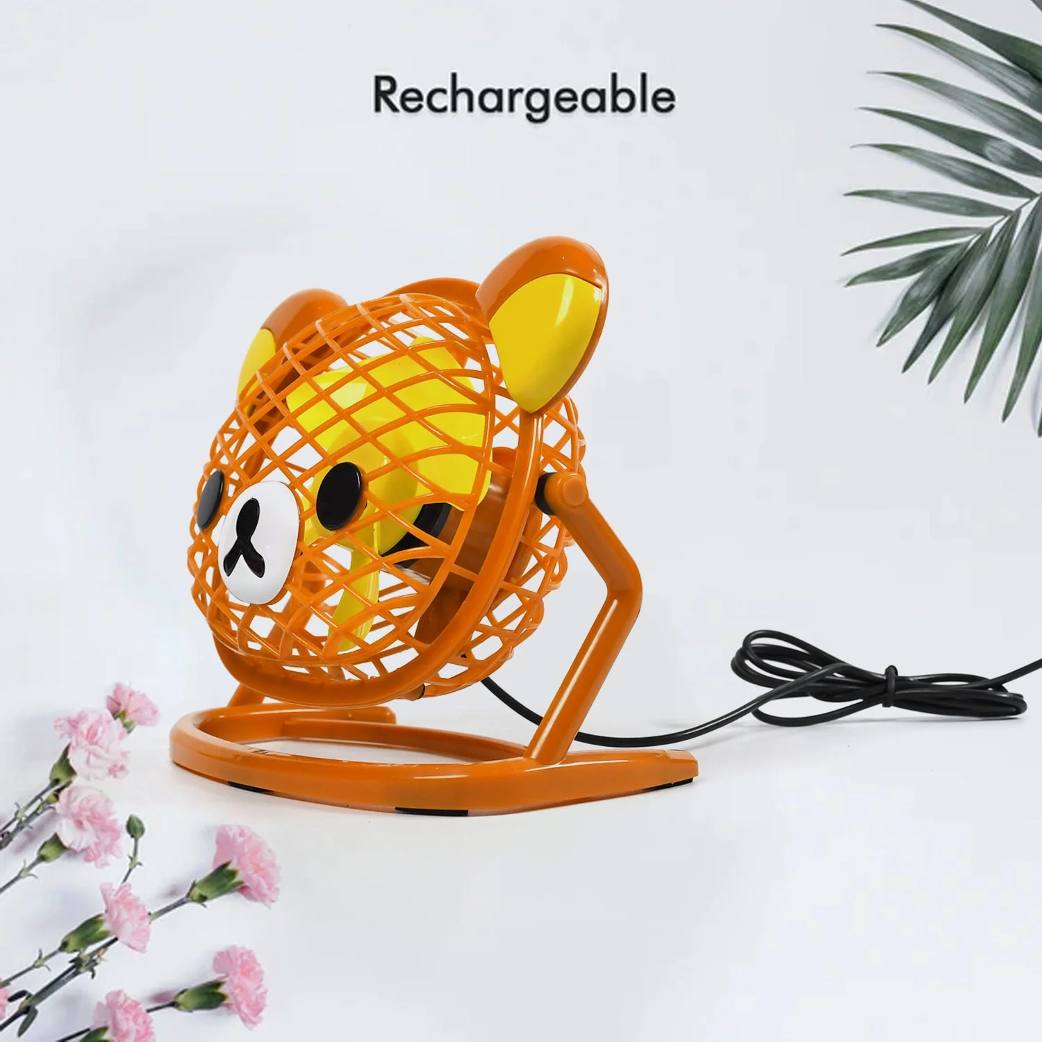Stylish & Silent: Teddy Bear USB Fan for Any Space – Adjustable Cooling! - Image 5
