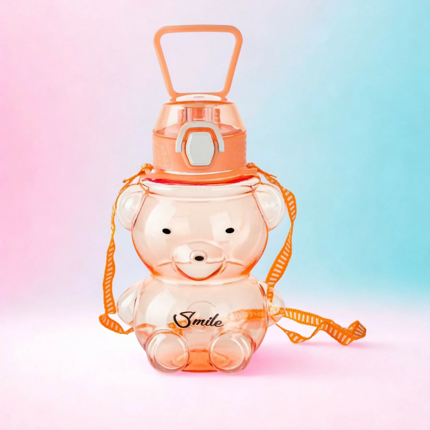 Teddy Cartoon Designer Water Bottle (Mix Color) - Image 2
