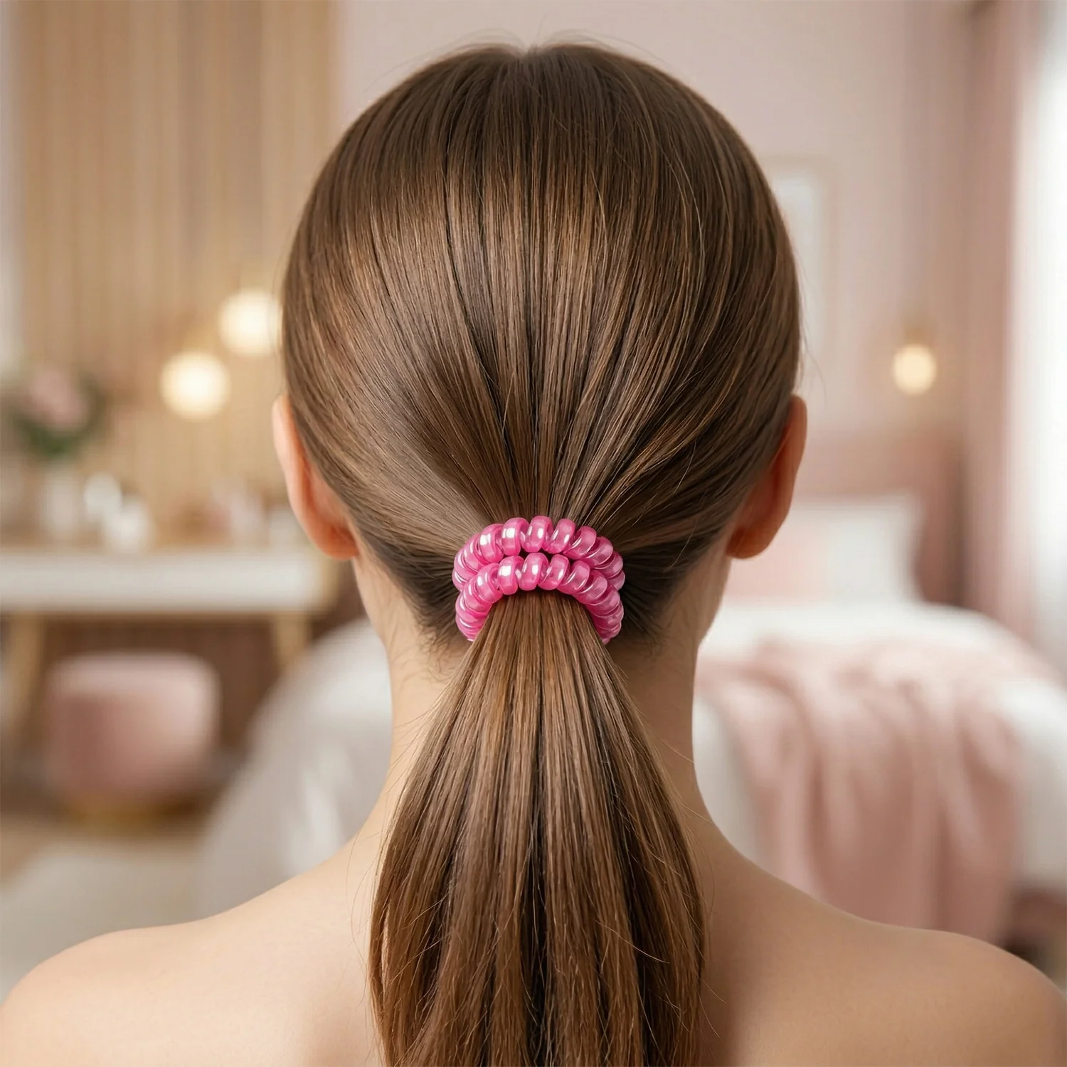 Telephone Wire Hair Band (1 Pc, Mix Color) - Image 4