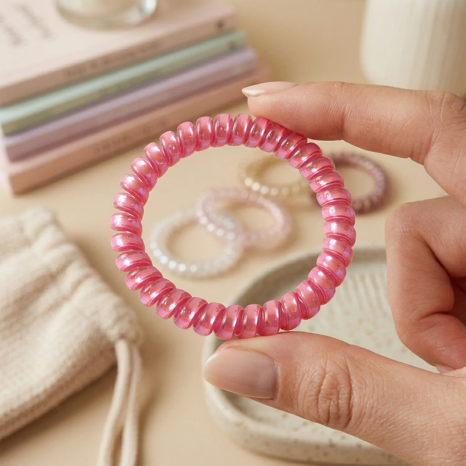 Telephone Wire Hair Band (1 Pc, Mix Color) - Image 7