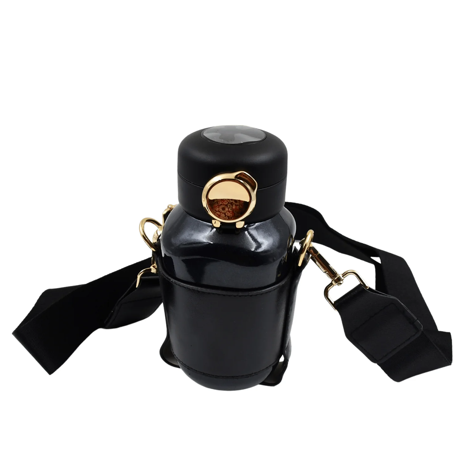 Thermos Steel Bottle, Push Button | Fashion Cup Temperature Display Bottle (420 ML) - Image 6