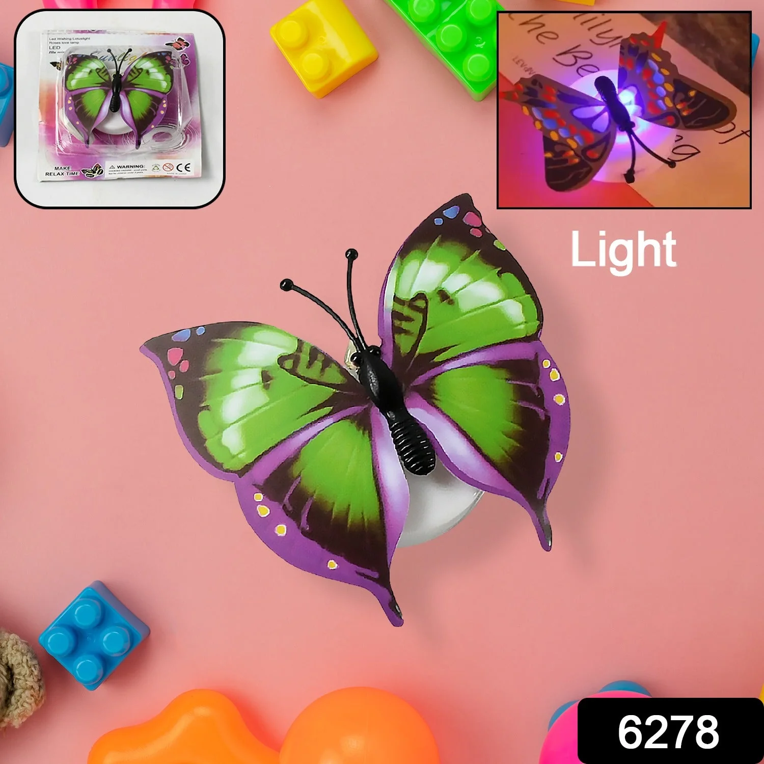 The Butterfly 3D Night Lamp Comes with 3D Illusion Design Suitable for Drawing Room, Lobby. - Image 2