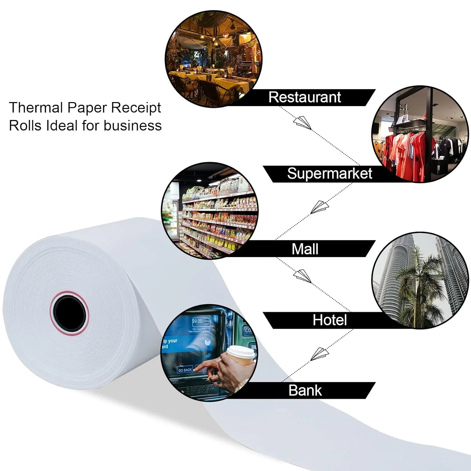 Thermal Label Roll for Barcode Printing (78 × 60 mm) - Image 3