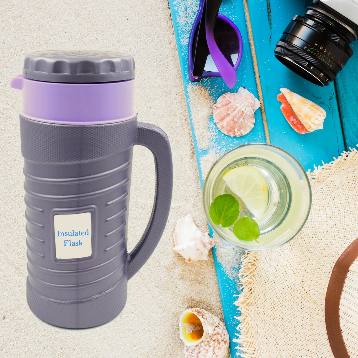 Stainless Steel Thermos Flask (Multiple Sizes) Travel Mug, Coffee, Tea - Image 4