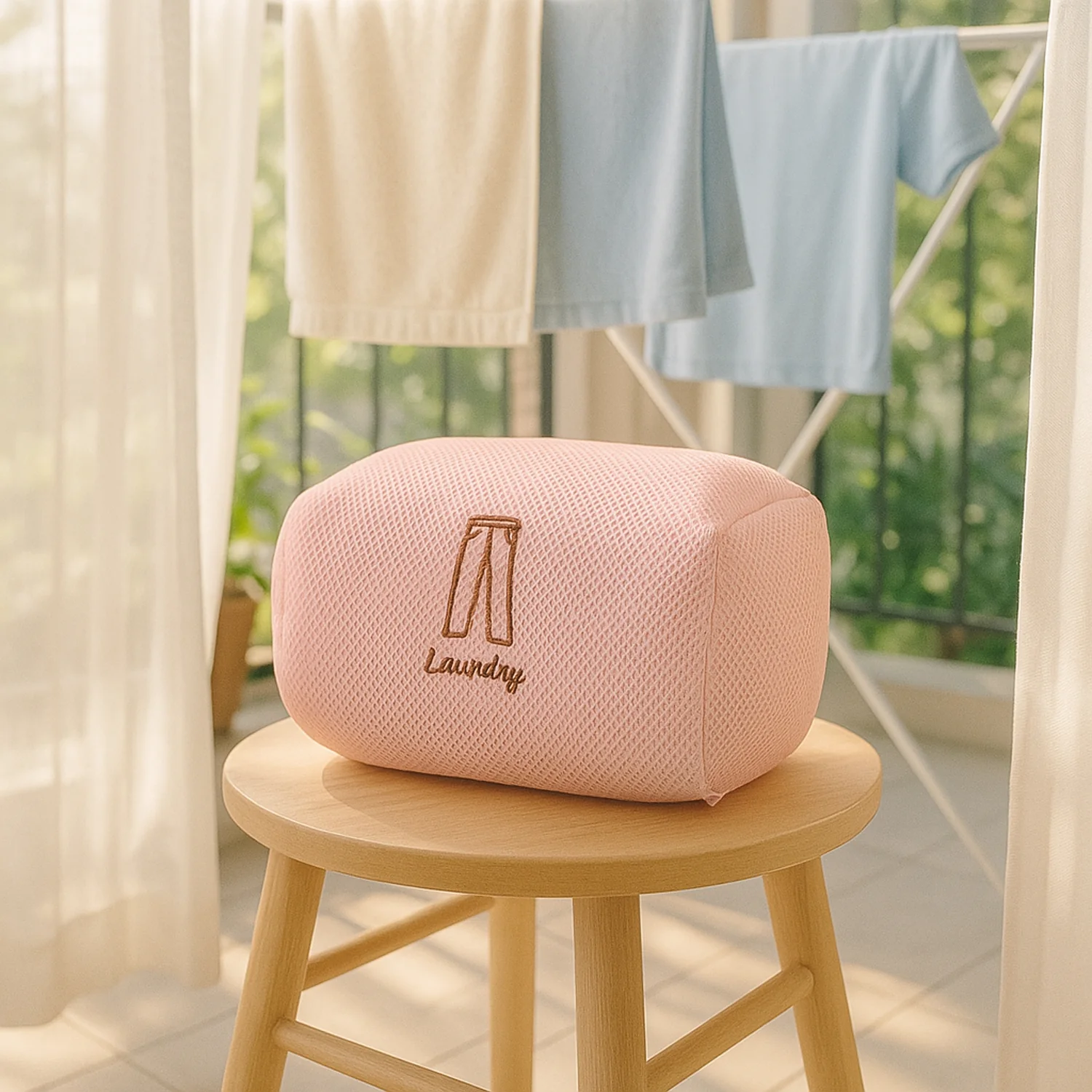 Thick 3D Mesh Laundry Wash Bag - (1 Pc) - Image 8