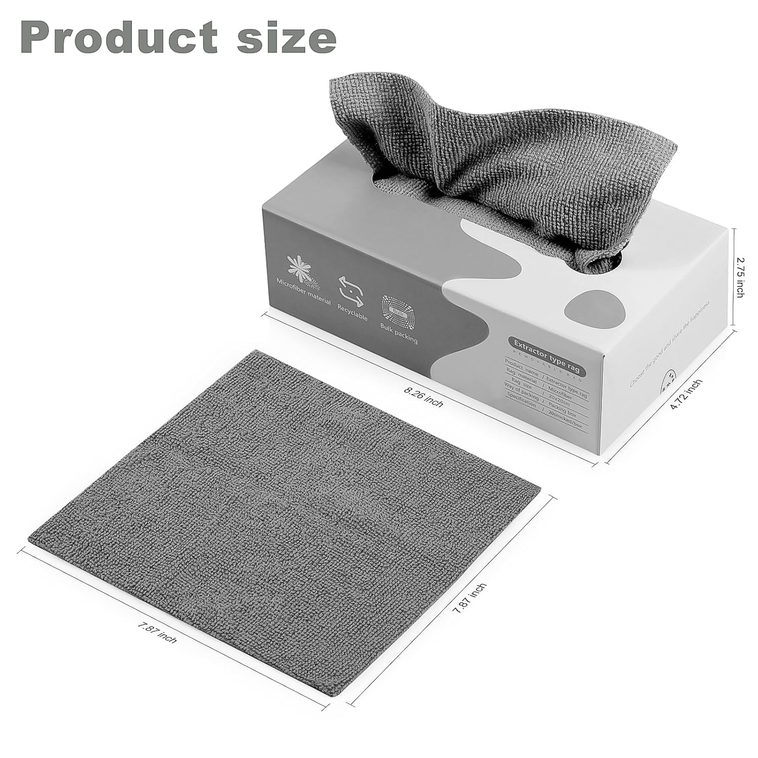 Thickened Magic Wipe Home Kitchen Car Multi-Functional Cleaning Rag (20 Pc) - Image 5