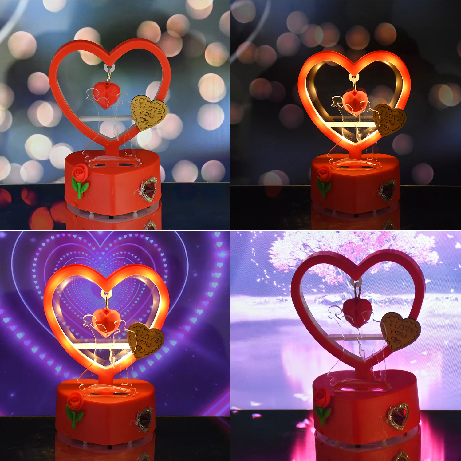 This Romantic Heart-Shaped LED Light Showpiece (1 Pc) - Image 3