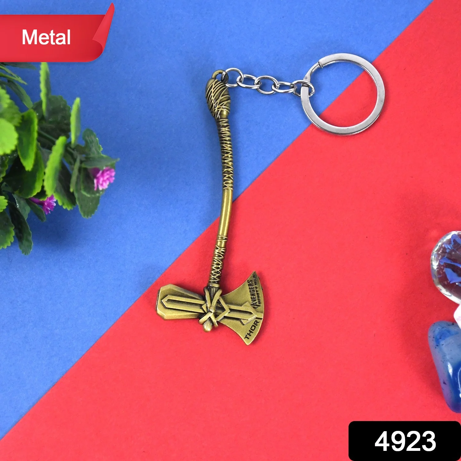 Stormbreaker Hammer Keychain: Unleash the Power of the Gods (1 Pc) - Image 2