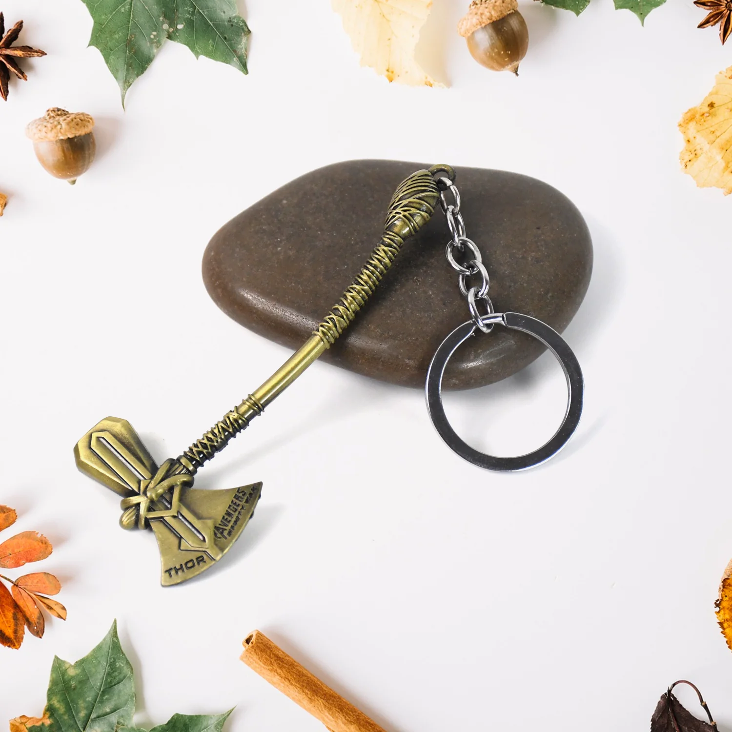 Stormbreaker Hammer Keychain: Unleash the Power of the Gods (1 Pc) - Image 3