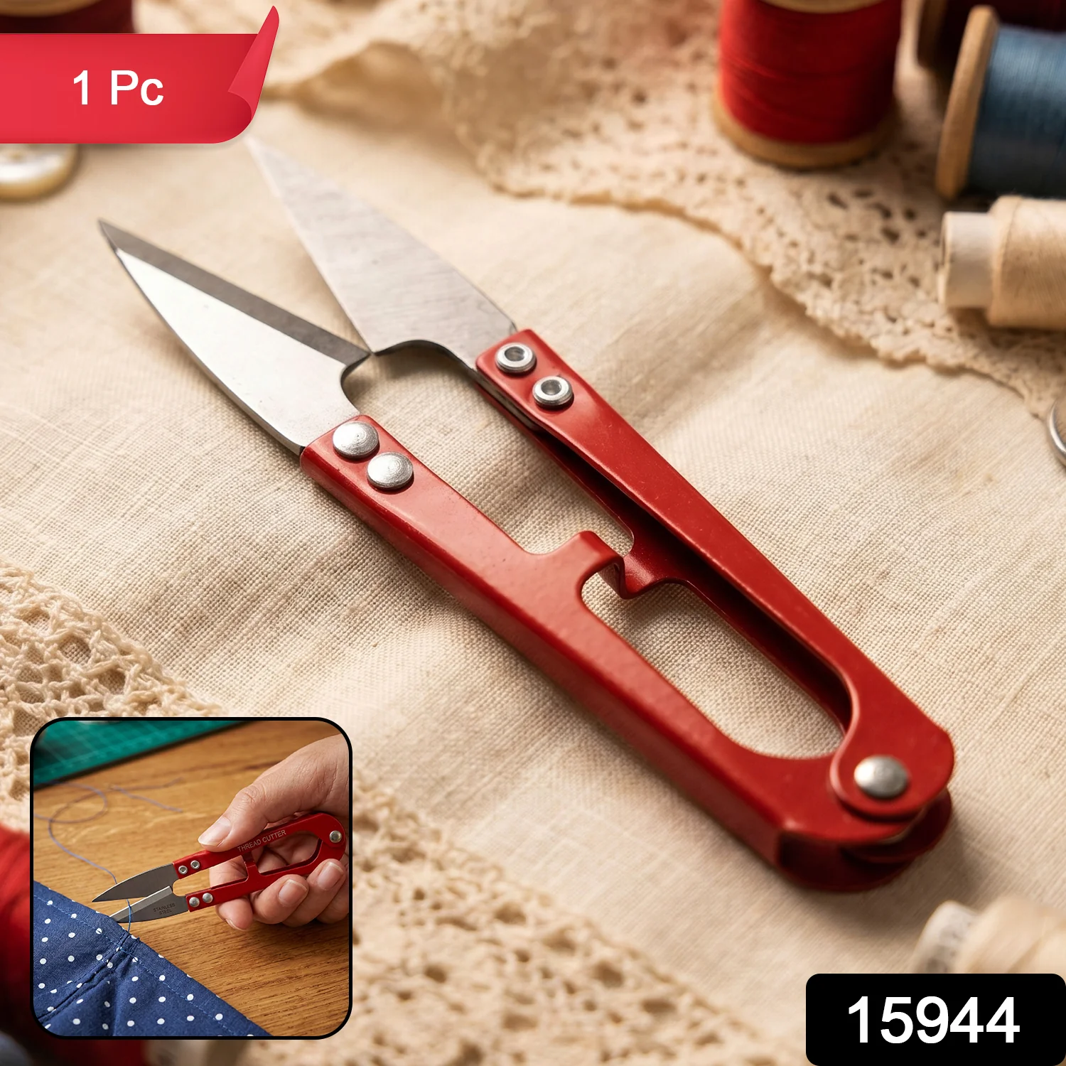 Thread Cutter Snip Scissors for Sewing (1 Pc) - Image 2