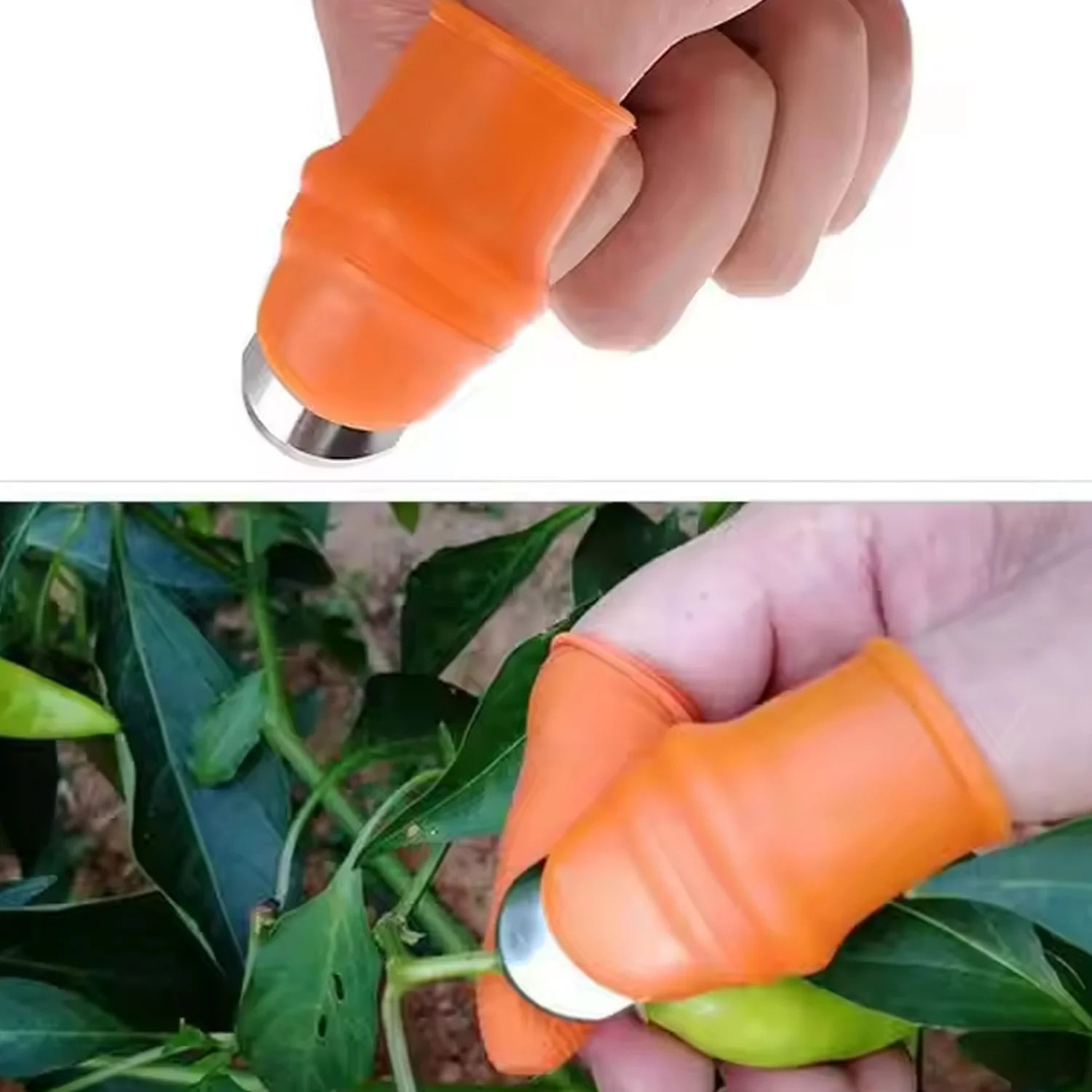 Thumb Knife Cutter with Silicone Finger Guard (1 Pc) - Image 4