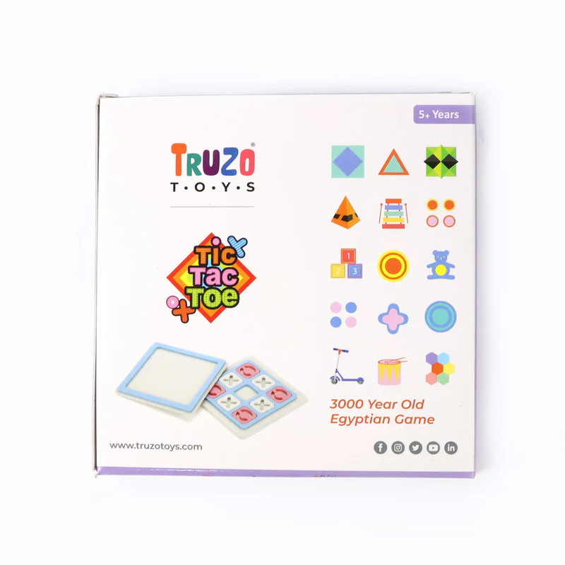 Tic Tac Toe Classic Strategy Board Game for Kids (1 Set) - Image 4