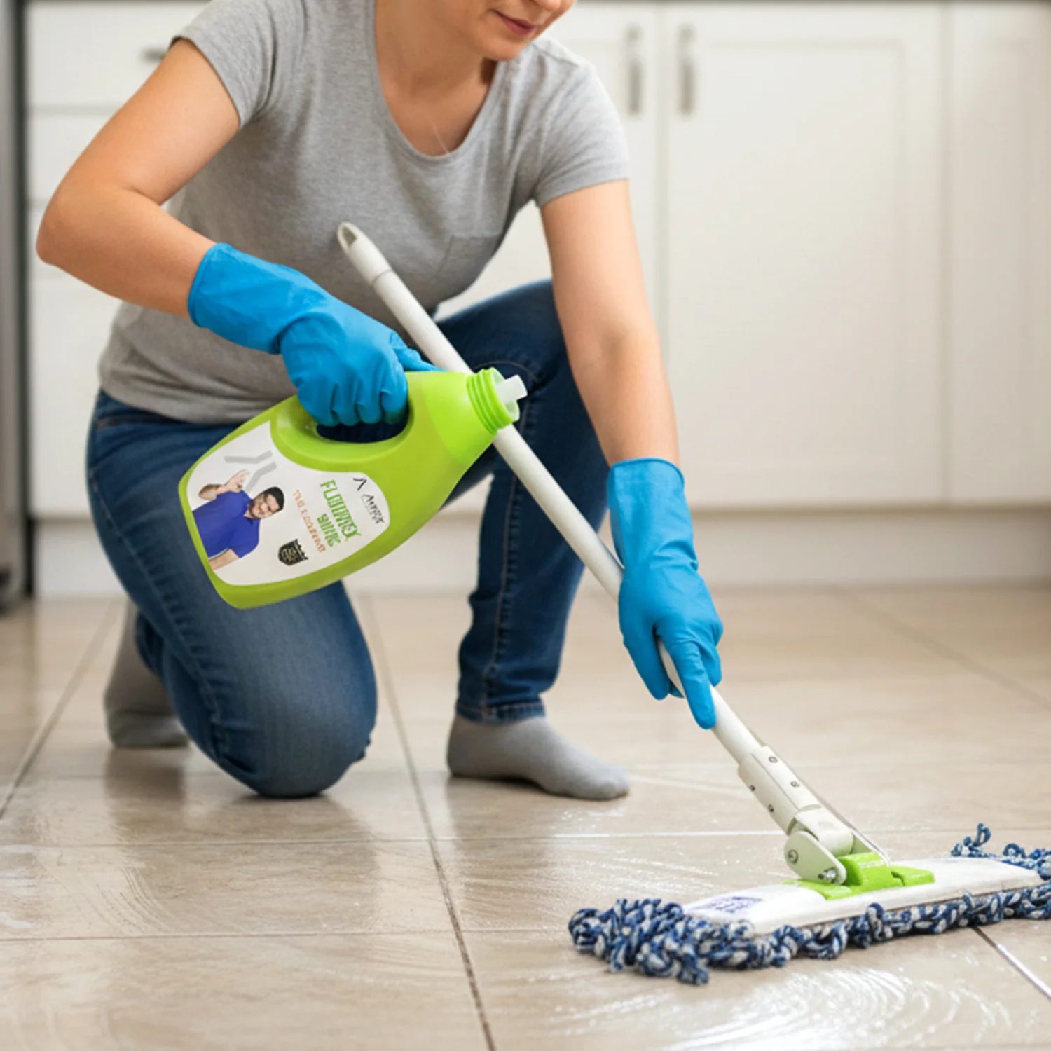 Tile Cleaner Liquid Floor Cleaning Solution for Tiles Marble and Floor Surfaces (1 Ltr) - Image 7
