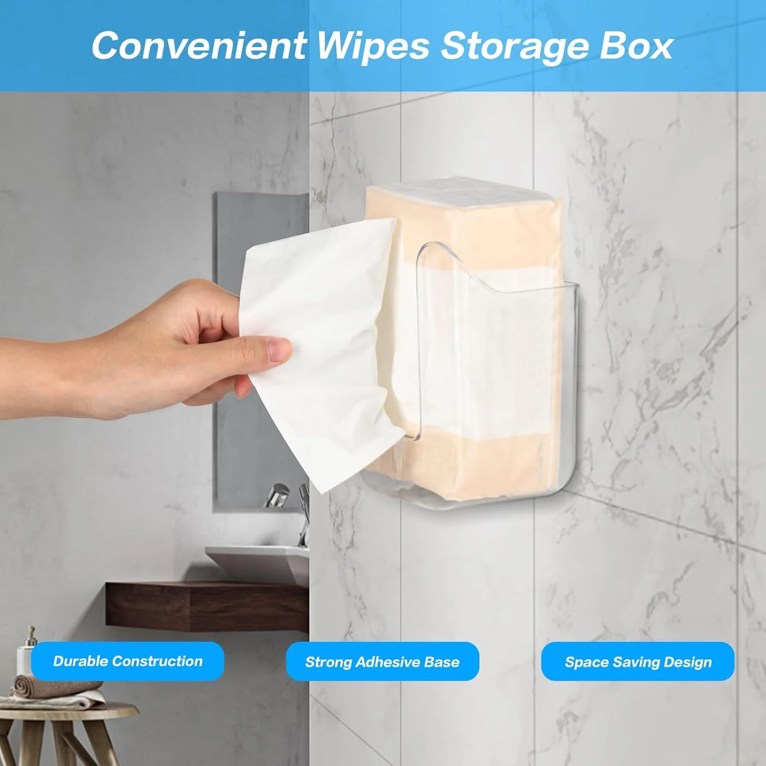 Tissue & Napkin Dispenser Holder - (1 Pc) - Image 3