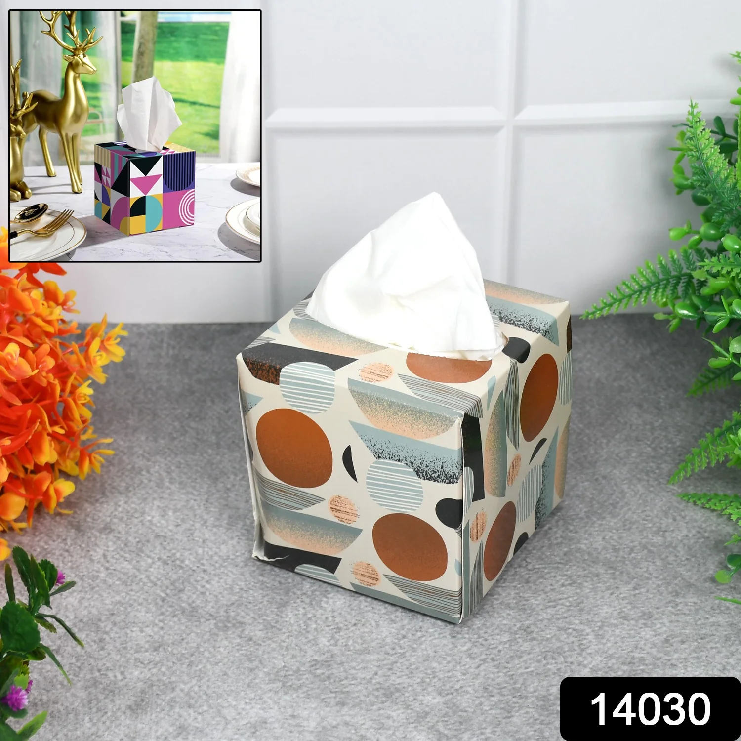 Tissues Cube Box – and Practical Tissue Holder for Home & Office (50 Pcs Set) - Image 2