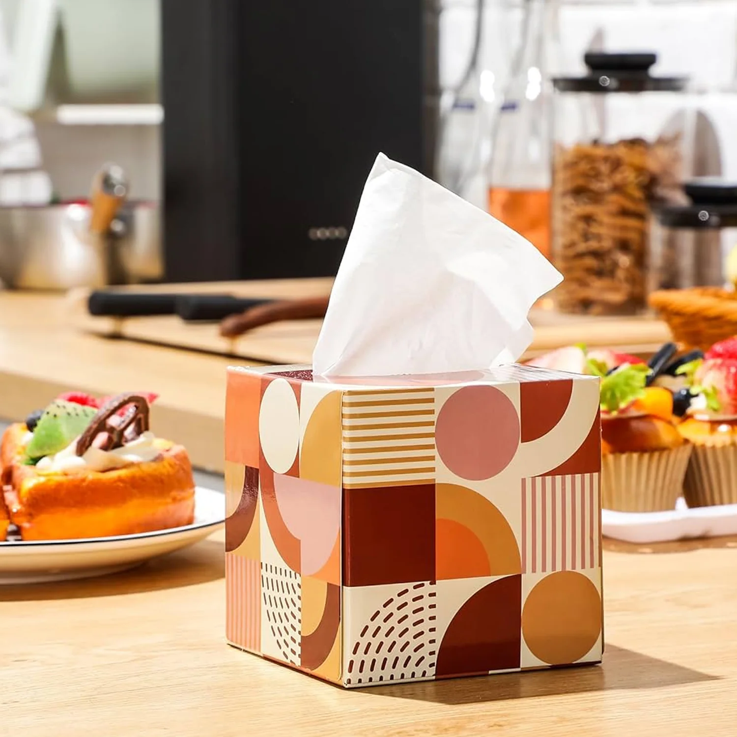 Tissues Cube Box – and Practical Tissue Holder for Home & Office (50 Pcs Set) - Image 8