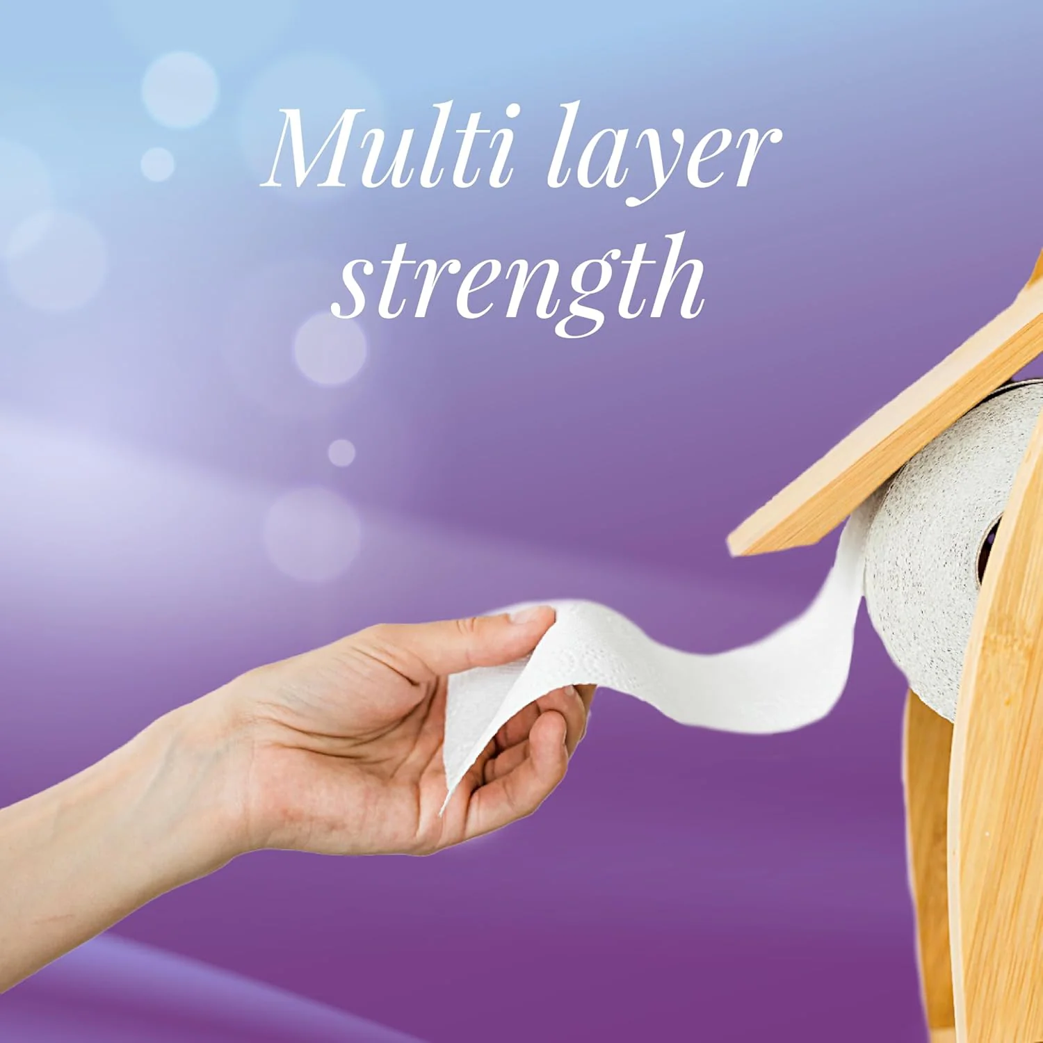 Toilet Tissue Rolls – Soft Embossed Bathroom Tissue, 220 Sheets × 10 Rolls - Image 3