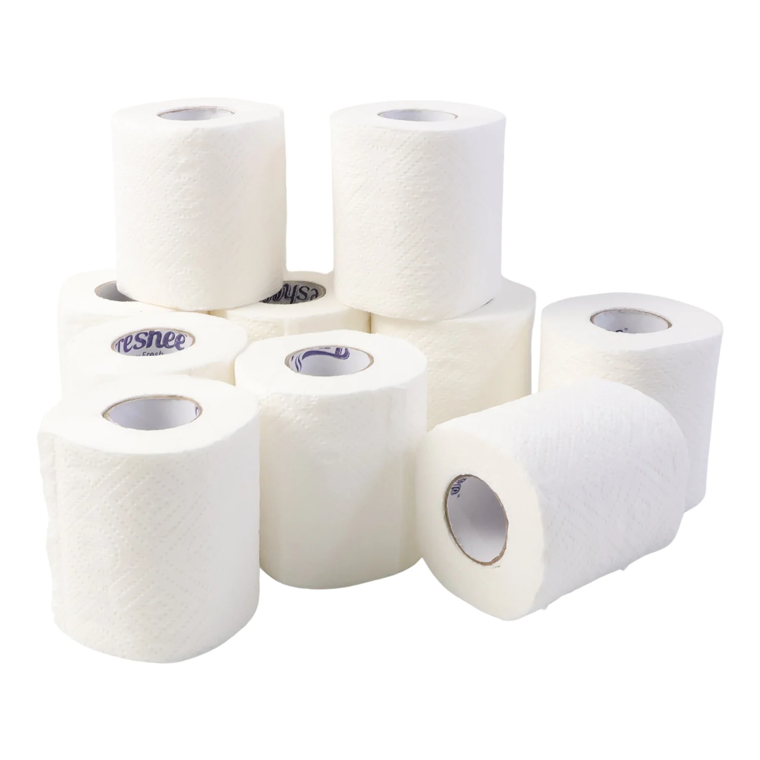 Toilet Tissue Rolls – Soft Embossed Bathroom Tissue, 220 Sheets × 10 Rolls - Image 5