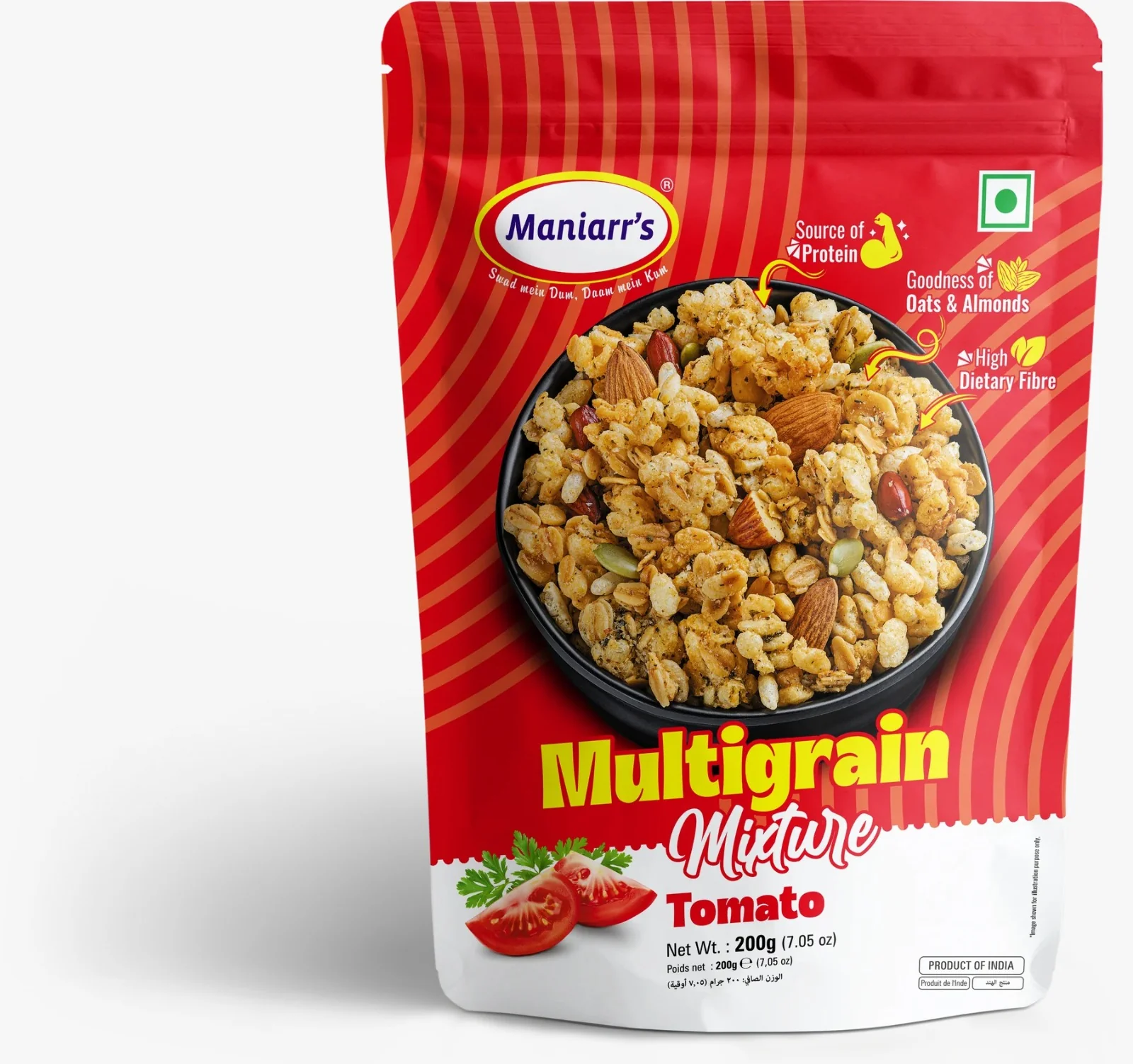 Maniarr's Tomato ROASTED MULTIGRAIN MIXTURE (195 Gm) - Image 4