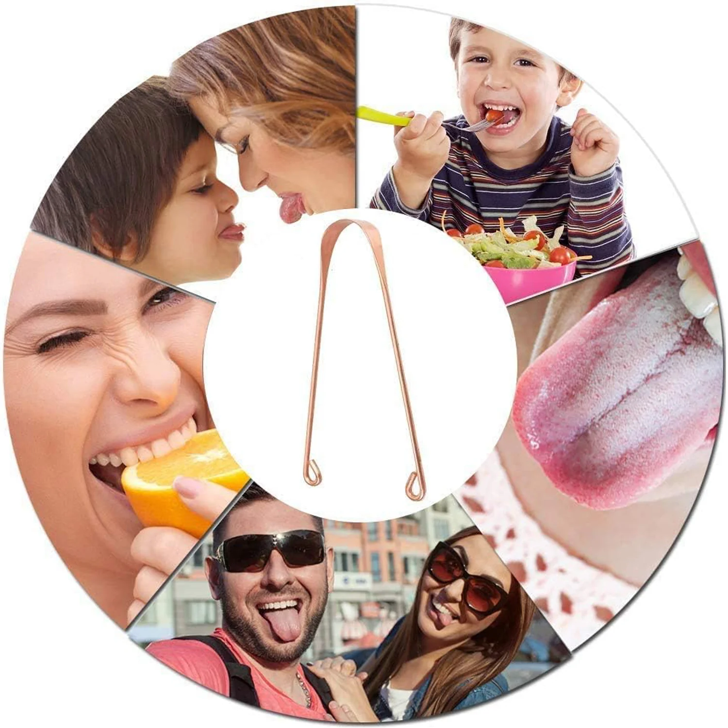 Tongue Cleaner For Kids & Adults | Tongue Scraper For Bad Breath, Maintain Oral Hygiene for Daily Use | for Fresh Breath & Bacteria Removal | Improved Taste (Steel, Copper, Tongue Cleaner / 1 Pc) - Image 7